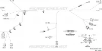 08- ELEKTRISCHER KABELBAUM - WIRING VOLTAGE REGULATOR - 710008410