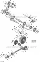 Getriebekomponenten - Mit sperrbarem Hinterachsdifferential