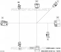 08- ELEKTRISCHER KABELBAUM - WIRING HARNESS BOX REAR - 710007691