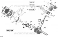 Kurbelwelle, Kolben und Zylinder