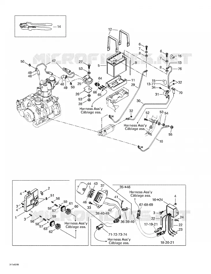 Batterie und elektrisches Zubehör
