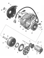 01- ROTAX - MAGNETO AND ELEKTRISCHER KABELBAUM STARTER