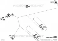 08- ELEKTRISCHER KABELBAUM - CONSOLE WIRING HARNESS - 710008434