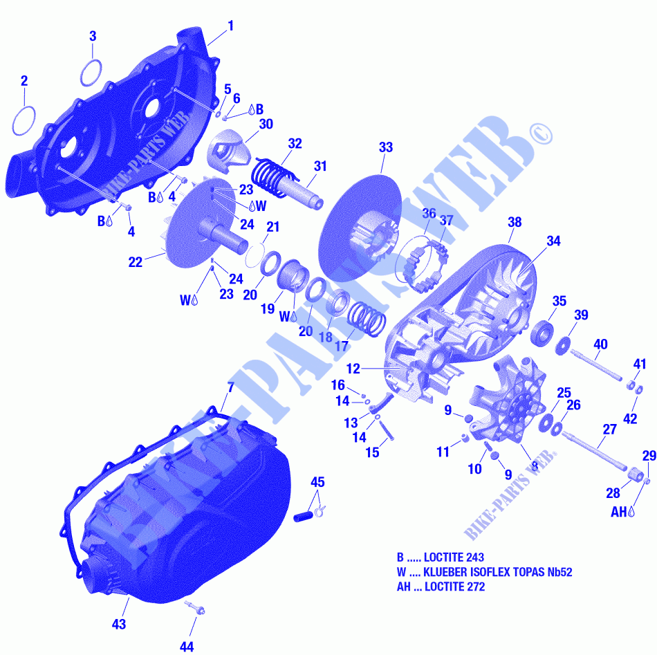 ANTRIEBS für Can-Am RENEGADE X MR 1000R (VISCO-4LOK) 2021