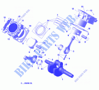Kurbelwelle, Kolben und Zylinder für Can-Am OUTLANDER MAX XT-P 1000 T 2020
