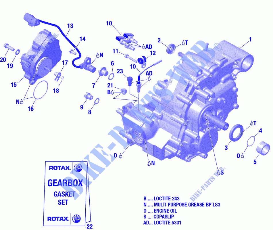 Getriebe für Can-Am OUTLANDER MAX 570 T3 2019