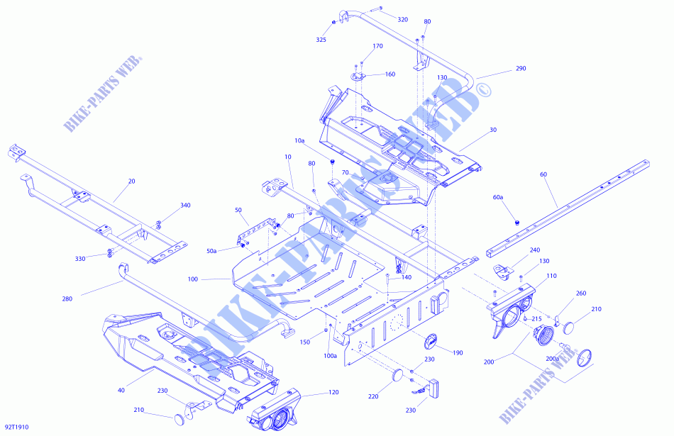 Ladeplattform für Can-Am OUTLANDER MAX 6X6 450 2019