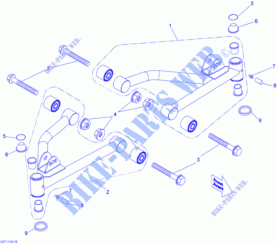VORDERRADAUFHÄNGUNG für Can-Am MINI DS 70 2015