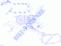 CVT Abdeckung und Kickstarter für Can-Am MINI DS 90 2015