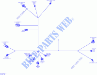 Hinterer Kabelbaum für Can-Am OUTLANDER 6X6 650 2015