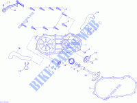 CVT Abdeckung und Kickstarter für Can-Am MINI DS 70 2014