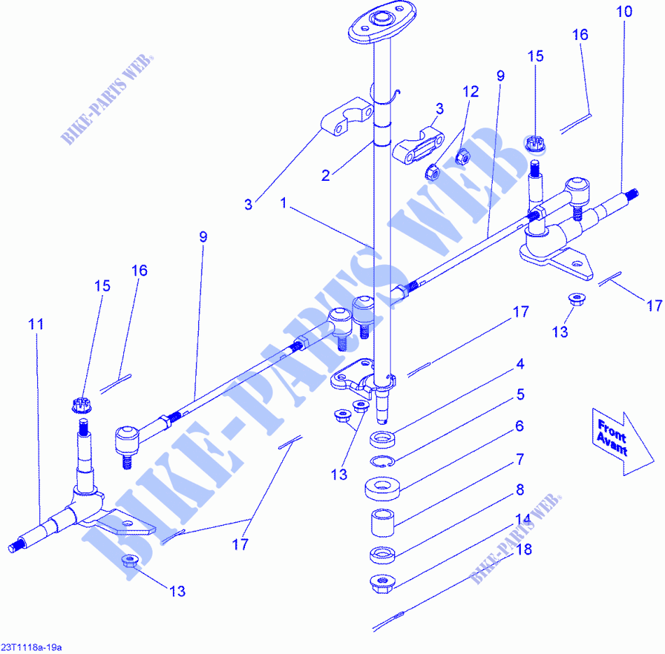 Lenkung für Can-Am MINI DS 70 2014