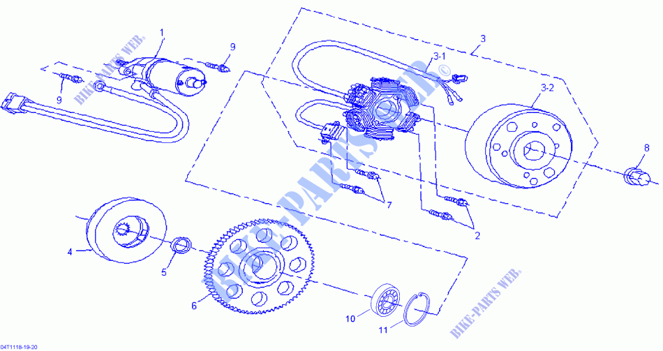 MAGNETO und Elektrostarter für Can-Am MINI DS 90 X 2014