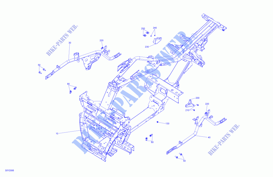 RAHMEN für Can-Am SPYDER RT SE6 (BUILT BEFORE 09/2020) 2021