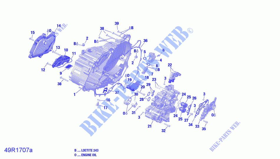 DECKEL KUPPLUNG für Can-Am SPYDER F3 T (BUILT AFTER 09/2020) 2021