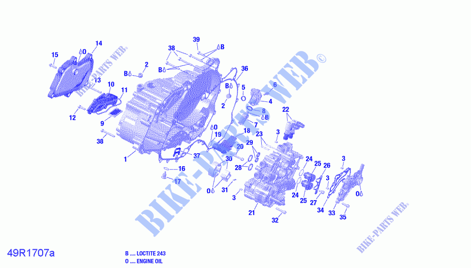 DECKEL KUPPLUNG für Can-Am SPYDER F3 T (BUILT AFTER 09/2020) 2021
