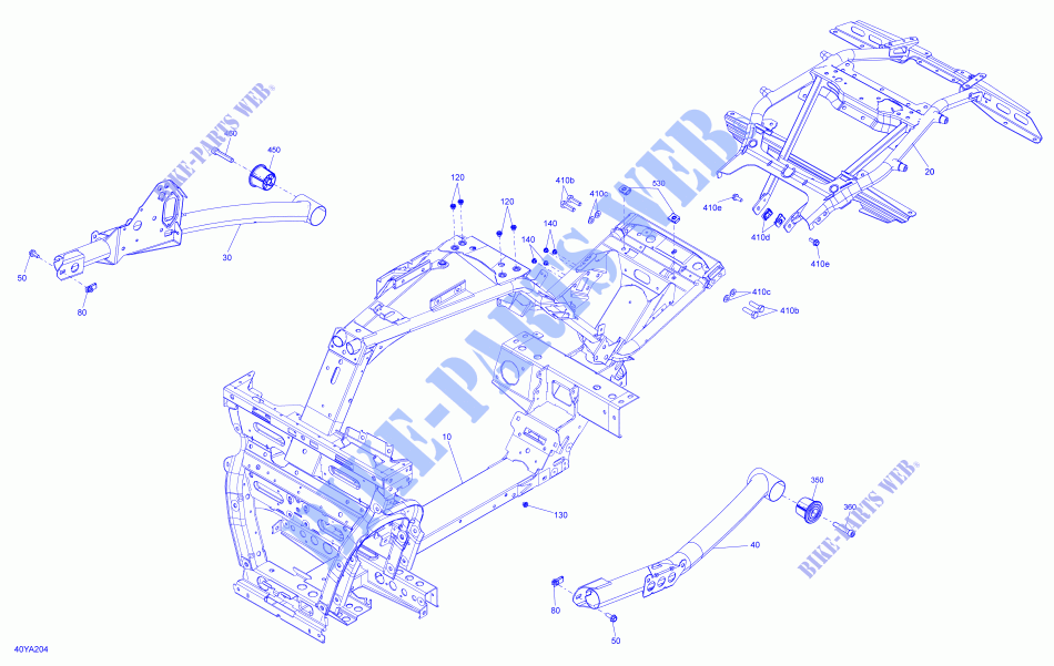RAHMEN für Can-Am SPYDER F3 T (BUILT AFTER 09/2020) 2021