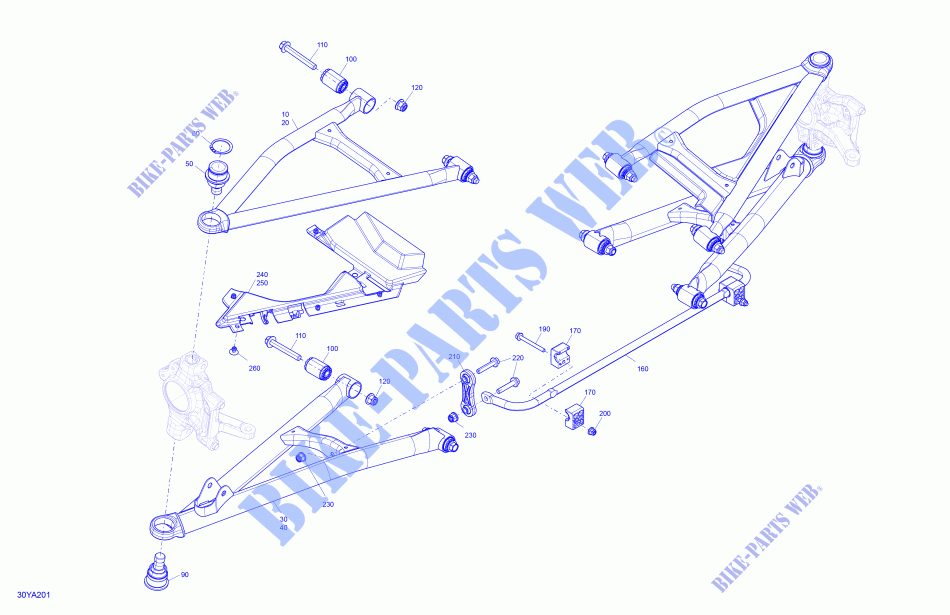 VORDERRADAUFHÄNGUNG für Can-Am SPYDER F3 T (BUILT AFTER 09/2020) 2021