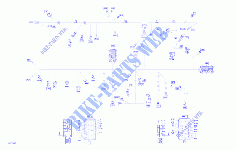 Elektrischer Kabelbaum   Hauptkabelbaum für Can-Am SPYDER F3 S SM6 (BUILT BEFORE 09/2020) 2021