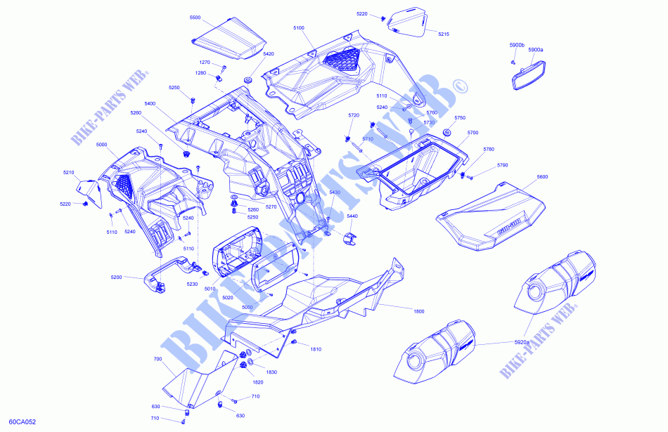 Karosserie   Armaturenbrett für Can-Am MAVERICK MAX TURBO RR X RS 2021