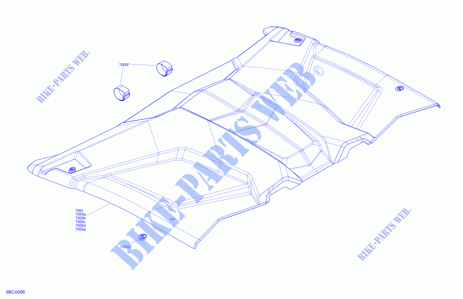 DECKE für Can-Am MAVERICK TURBO RR X RS 2021