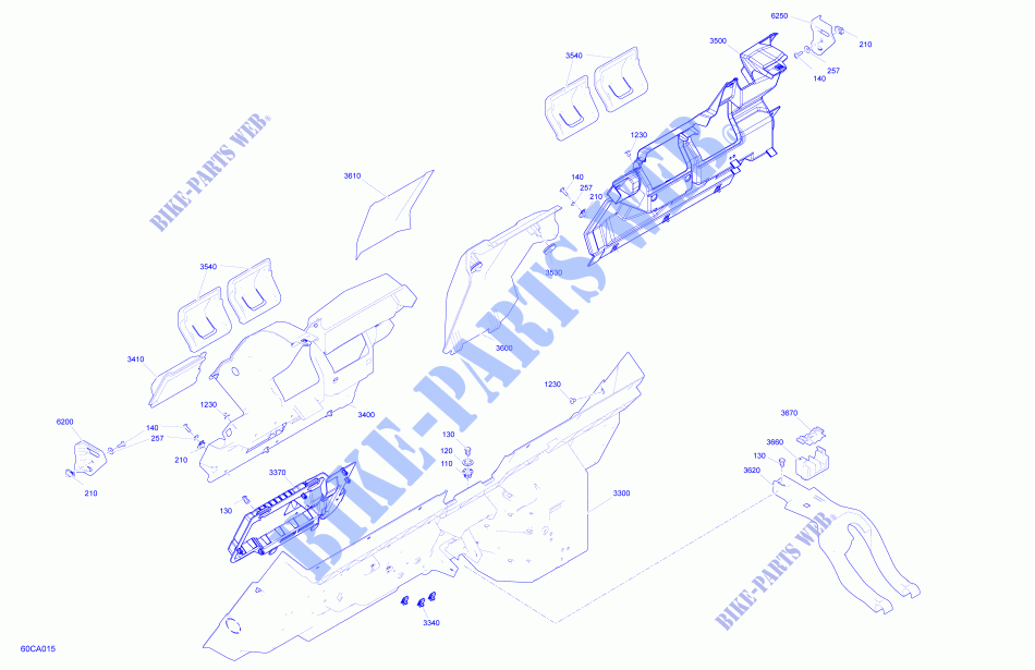 KAROSSERIE   Rückwand für Can-Am MAVERICK TURBO DS 2021