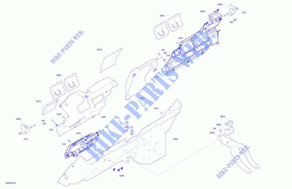 KAROSSERIE   Rückwand für Can-Am MAVERICK TURBO X RC 2021