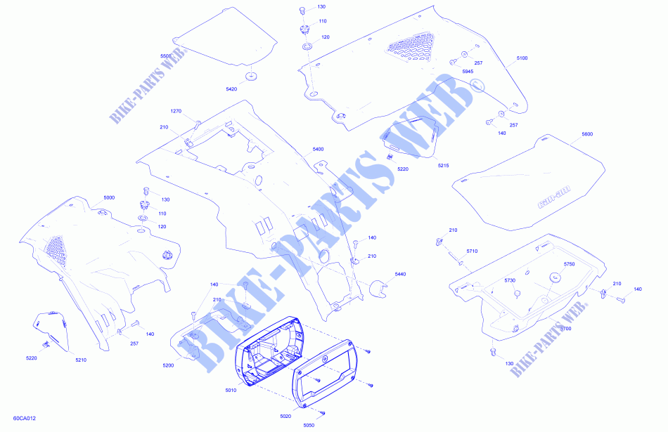 Karosserie   Armaturenbrett für Can-Am MAVERICK TURBO X RC 2021