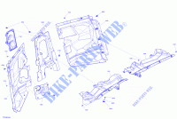 Kabineninnenraum – Brandwand für Can-Am MAVERICK MAX TURBO R / TURBO RR 2020