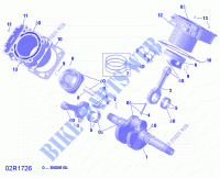 Kurbelwelle, Kolben und Zylinder für Can-Am TRAXTER HD8 2020