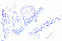 Kabineninnenraum – Brandwand für Can-Am MAVERICK MAX TURBO R / TURBO RR 2020