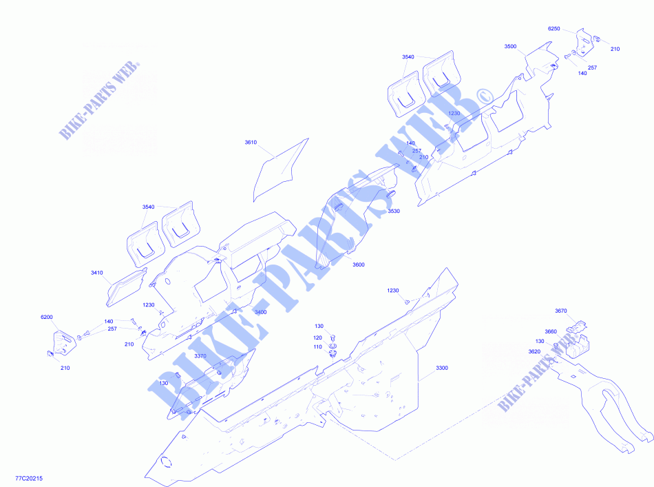 Rückwandabschnitt für Can-Am MAVERICK TURBO 2020