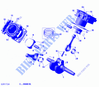 Kurbelwelle, Kolben und Zylinder für Can-Am DEFENDER X MR HD10 2018