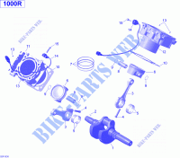 Kurbelwelle, Kolben und Zylinder für Can-Am MAVERICK XDS-DPS 1000 2015
