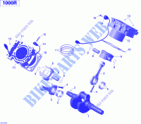 Kurbelwelle, Kolben und Zylinder für Can-Am MAVERICK MAX 1000 2014