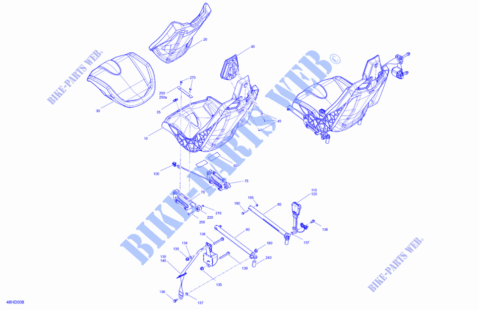 07  Body   Seat für Can-Am Maverick DS Turbo RR 2024