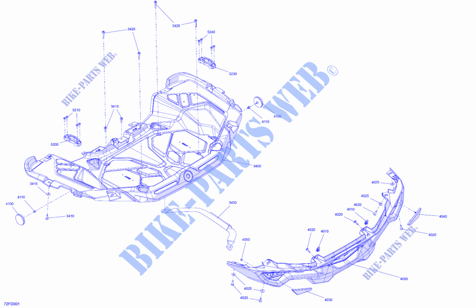 07  Body   Rear Section für Can-Am Outlander DPS 700 4X4 2024