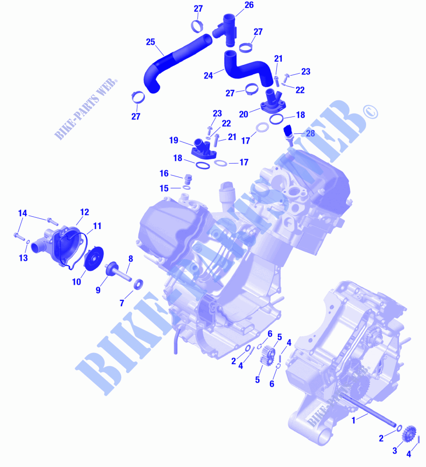 01  ROTAX   Engine Cooling für Can-Am Traxter XU HD9 2024