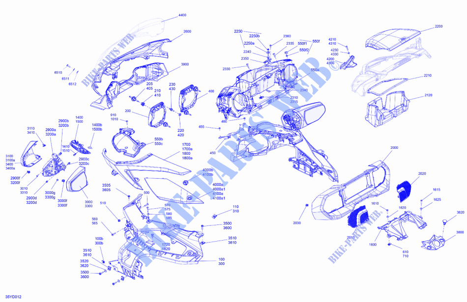 07  Body   Console für Can-Am SPYDER F3 LIMITED 2024