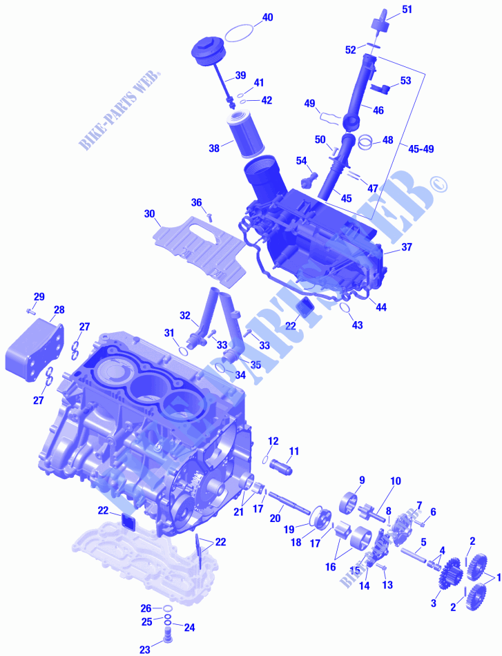 01  ROTAX   Engine Lubrication für Can-Am SPYDER RT LIMITED 2024