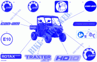 07  Body   Decals für Can-Am Traxter XT HD10 2023