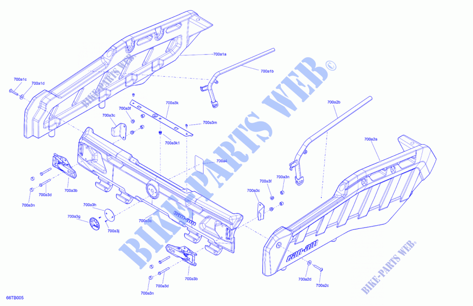 07  Body   Cargo Wall für Can-Am Outlander MAX 6X6 XU+ 650 2022